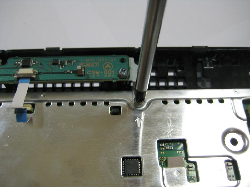 Remove the circuit board from the case.