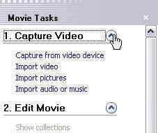 It has 4 main sections: Movie Tasks, Clips Collection, Preview Pane