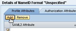 Scroll down to the section Details of Name ID Format Unspecified and