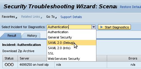 TROUBLESHOOTING TIPPS In complex security setups like this, just a single wrong configuration setting can break the interoperability between the IdP on-premise and the SP in the Cloud.