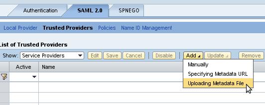 SP for SAP NetWeaver Cloud.