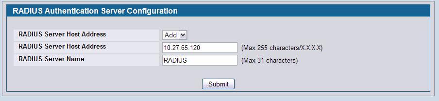 8.2 Configuring RADIUS Information and AP Profiles on the Switch The procedures in this section describe how to configure the RADIUS information on the switch, how to enable RADIUS-assigned VLANs,