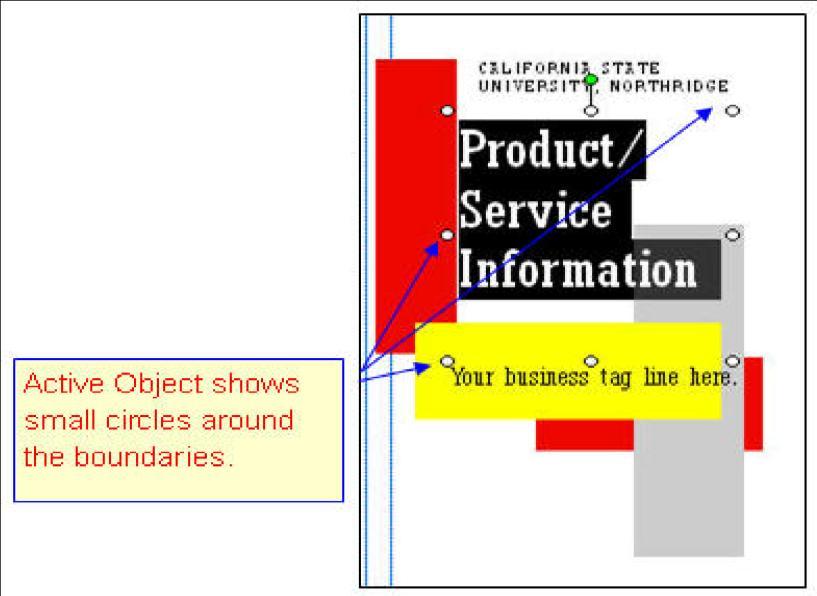Insert & Change an Object To insert an object on the publisher gallery: