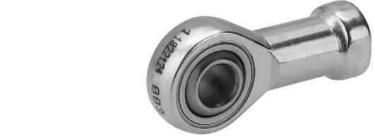 Bosch Rexroth AG Pneumatics 23 Ball eye rod end AP6 CE ER 00105172 EN EU KK AA ØCN SW z z LF AV 00126602 Part No. KK AA AV min. CE Ø CN H7 EN 0,1 ER EU max. LF SW Z [ ] max.