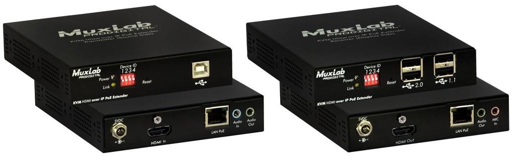 KVM HDMI over IP PoE Extender Kit Operation Manual