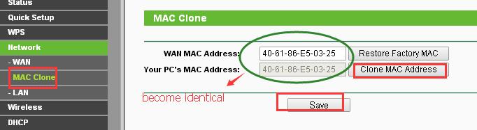 Some ISP will register the MAC address of your computer when you access the Internet for the first time through theircable modem, if you add a router into your network to share your Internet