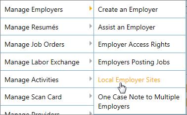 Registration to access and complete the full registration template for employers.