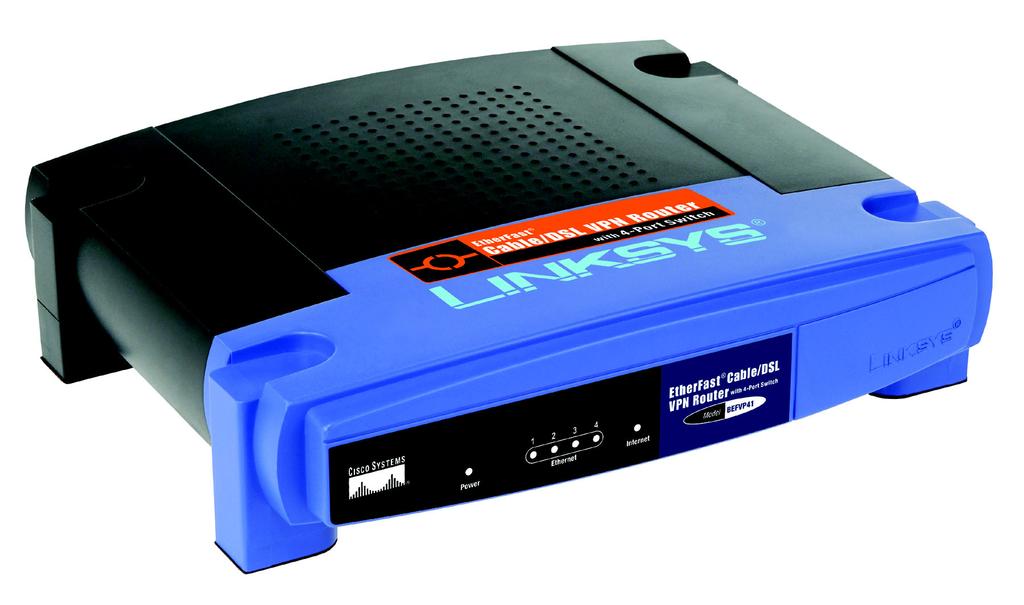 VPN Router with 4-Port 10/100