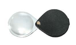 and stylish. Our folding magnifiers are very compact and fit easily into a pocket or purse.
