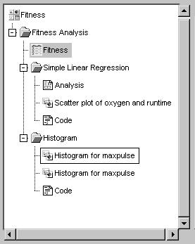70 Chapter 3. Managing Results in Projects Figure 3.17. Project Tree with Histogram Folder Export Histograms To save the histogram that you have generated as a graphics file, follow these steps: 1.