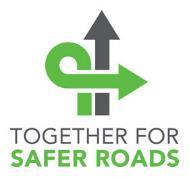 Together for Safer Roads is an innovative coalition that brings together global private sector companies, across industries, to collaborate on improving road safety Increased Safety Members actively