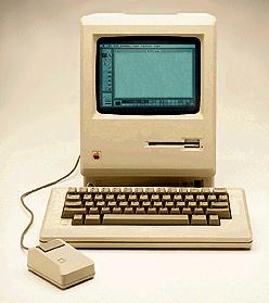 The Macintosh: 8-MHz 32-bit Motorola 68000 CPU built-in 9-inch B/W screen