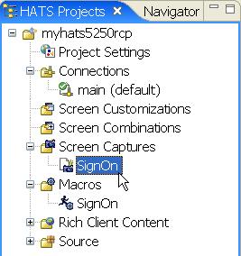 Create screen customization You have created a screen capture for the SignOn screen and a SignOn macro. Next you will create a screen customization for this screen.