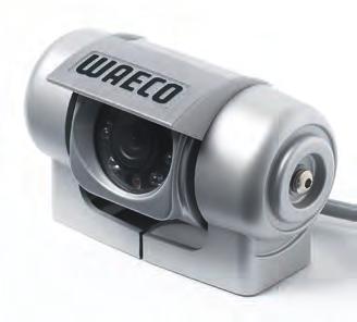 Reversing cameras 5 OPTIONAL CAMERAS WAECO PerfectView CAM50C Colour camera WAECO PerfectView CAM18 Colour ball camera Colour camera (PAL) with LED Real-view or mirrored picture function Anodised and