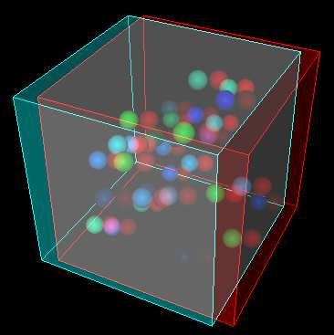 200 CHAPTER 5. THREE.JS: A 3D SCENE GRAPH API In three.js, anaglyph stereo is implemented by the class THREE.AnaglyphEffect. This class is not defined in the main three.