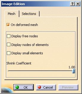 On deformed mesh: lets you visualize results in deformed mode.