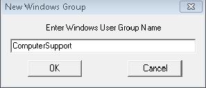 Standard Windows Groups can be created in the Computer Management console and given different privileges in ThinManager.