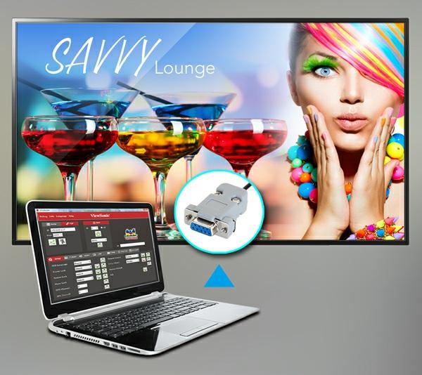 Hospitality Mode This display is great for multi-screen setups in hotels, restaurants, sports bars, or retail outlets that require duplicated setup and customizable