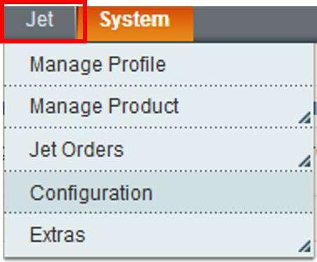 6. Copy the Fulfillment Node ID from the Fulfillment Node ID column. To update the Jet Configuration Setting of the extension 1. Go to the Magento Admin panel. 2.