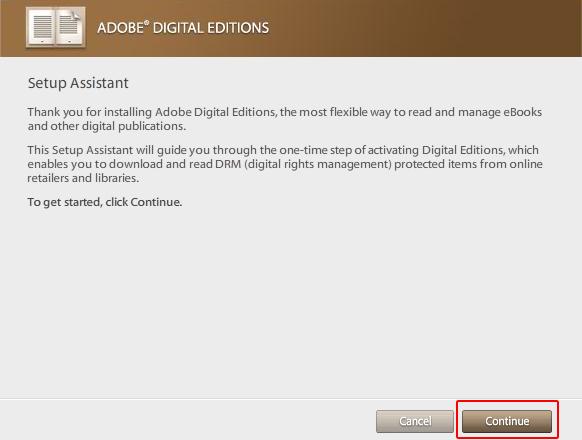 Importing Content Installing Adobe Digital Editions (ADE) For first time use you will need to get a free