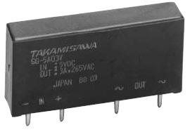 Non-promotional not for new designs FTR-K1 SERIES SOLID STATE RELAY Maximum Load Current 3A SG Series FEATURES Conforms to UL, CSA Standards Slim, SIL Terminal Type - Size: 9.0 (W) 40.0 (L) 20.