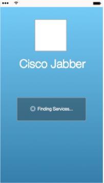 Jabber will display embedded browser page to get login credentials from user.