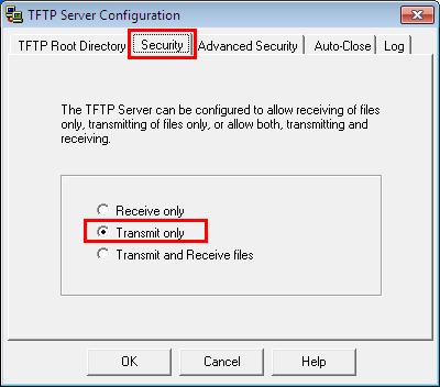 (7) Start the TFTP server, Configure the Firmware Server Path with the IP address (192.168.0.