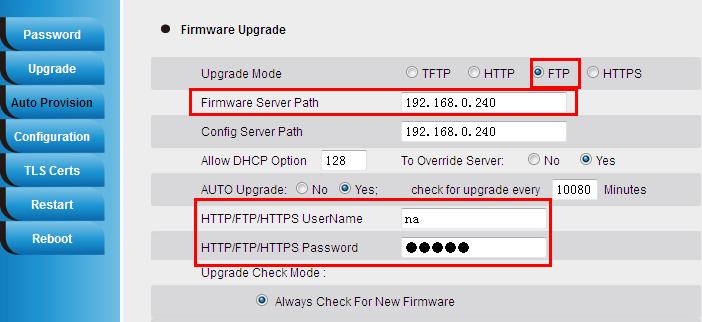 rom on localhost by browser, enter username and password, you will view upgrade file. If visiting Ftp:\\192.168.0.240\fw860.