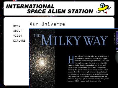 Figure 22 Placing the Universe Image on the Stage 6. Right-click the universe image on the Stage and select Convert to Symbol. The Convert to Symbol dialog box opens. 7. Type bigpic in the Name box.