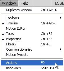 Figure 15 Link.txt File 7. Maximize the Flash CS4 application window. 8. In the Timeline, select frame 1 of the home layer. 9. Click the Window menu and select Actions (see Figure 16).
