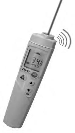 Non-contact measurements testo 826-T1 testo 826-T1 for non-contact and quick temperature checks on food - packaging is not damaged.