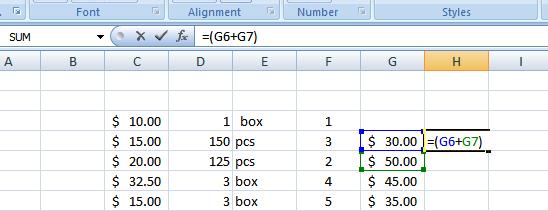 37 THE PNP BASIC COMPUTER ESSENTIALS e-learning (MS Excel 2007) Type the next mathematical operator, or the division symbol (/) to let Excel know