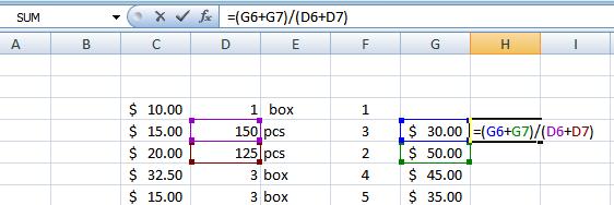 Type an open parenthesis, or ( Click on the third cell to be included in the formula (D6, for example).