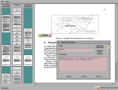 2 Figure 1: Screen image of user interface. aligned with the corresponding thumbnails in the central tray, even when the thumbnails are scanned.