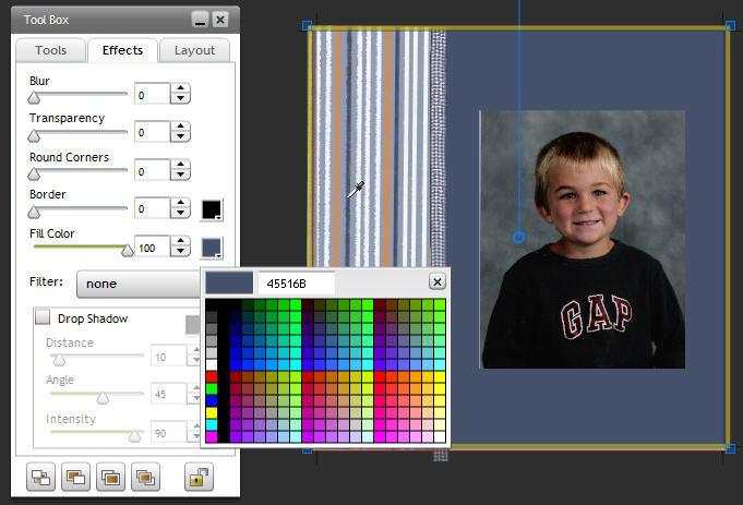 Select Fill Color then run the dropper tool across the exact color you wish to match.