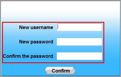 Section2 User / Password The default administrator username is admin with a blank password, please reset the password at first using and prevent unauthorized users login the camera.