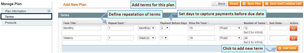 11.1) How to name the plan? Find Plan Name option from the tab Plan Information and provide an appropriate name for customers to recognize the basic characteristics of the plan. 11.