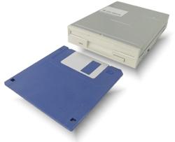 Removeable Media Magnetic Discs Floppy Disc A removable, portable, cheap, low-capacity (1.44MB) storage medium.