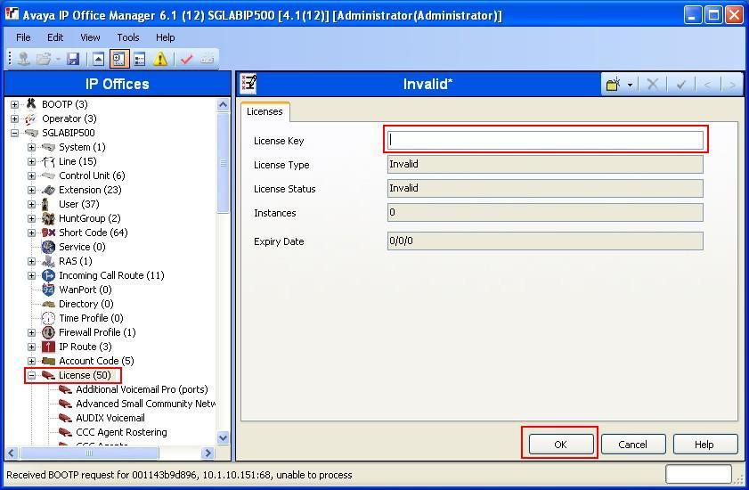2. The CTI Link Pro license is required for CyTrack UCS to connect to Avaya IP Office via TAPI.