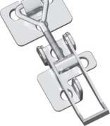 SPRING HOOK 12 TOGGLE LATCH 12 ADJUSTABLE AND LOCKABLE NYLONG PULLEY BLOCK 12 with swivel and removable pin NYLONG