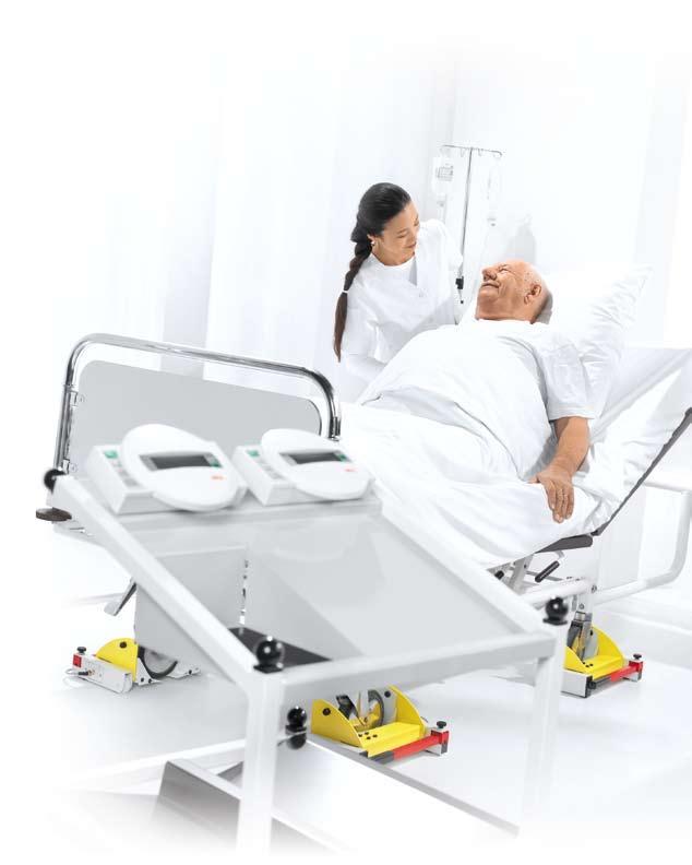 The bed and dialysis scales from seca with their alarm function can assist critical monitoring, for example, in the case of clinical