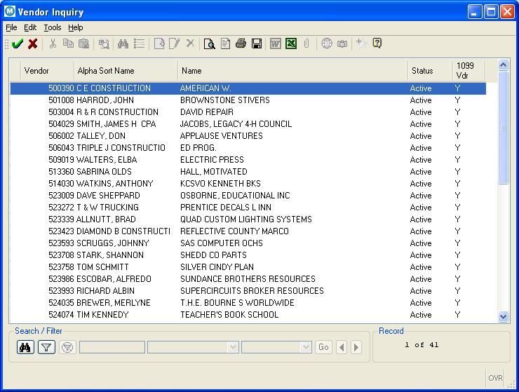 MUNIS Office MUNIS Office provides users with an ability to extract MUNIS data into an Excel spreadsheet or integrate the data into a Word template.