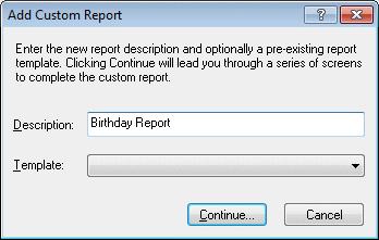 Designing a custom report The following example shows how to design a custom report that includes each UltraTax CS client s ID number, name, and date of birth. 1.