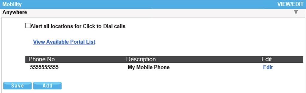 Anywhere The Phone Number tab is the default display when adding Anywhere a line and appears similar to image 45.3. Fill in the fields with the desired information.