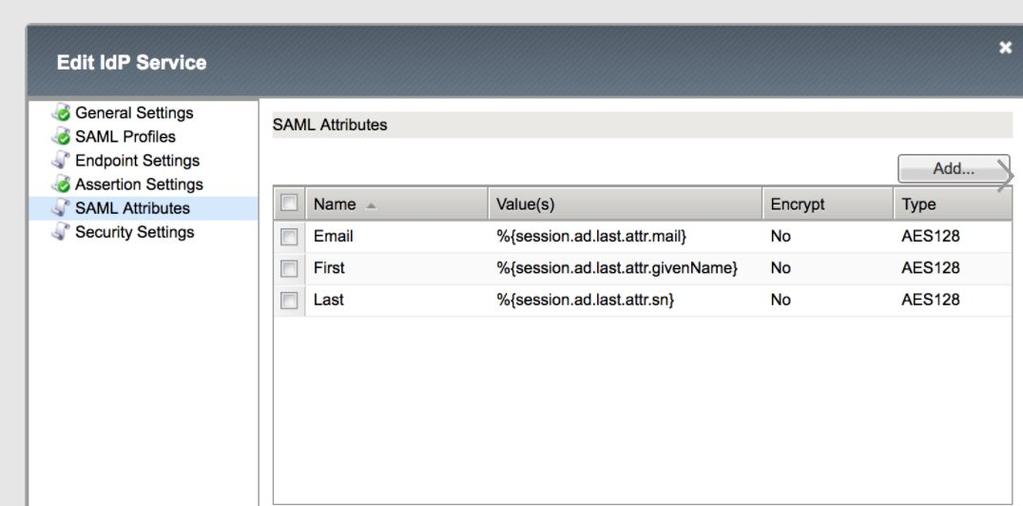 11. Configure the matching SAML Attributes between F5 BIG-IP APM and Keeper Keeper needs 3 attributes to be configured: Email, First Name, and Last Name.