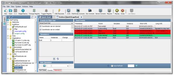 Configure Integration with CA APM The Errors Per Interval metrics for any test step, simulator, or test case are reported only when the first error event is detected.