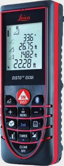 2 Order No: 776 748 2 Leica DISTO D5 US handheld laser distance meter Strong outdoor performer: The integrated digital Pointfinder with 4x zoom makes aiming at long distances much easier.