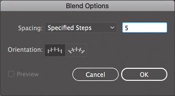 Next, you ll create the rest of the building icon using a blend. 1 Select the Line Segment tool ( ) in the Tools panel, again.