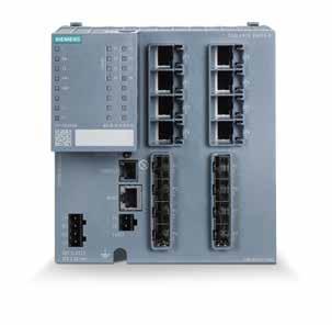 Well equipped: For future functions Extremely high requirements apply for automation networks in the control level area especially in terms of reliable communication and secure data transfer.