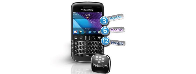 5.2 Black Berry Services BlackBerry Premium Features 150 free minutes within Mobily network. Unlimited free SMS within Mobily network. Send and receive unlimited push emails up to 10 emails accounts.